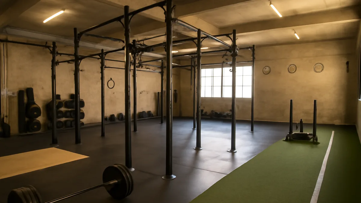 Intérieur de CrossFit Borderouge, box affiliée Toulouse Nord