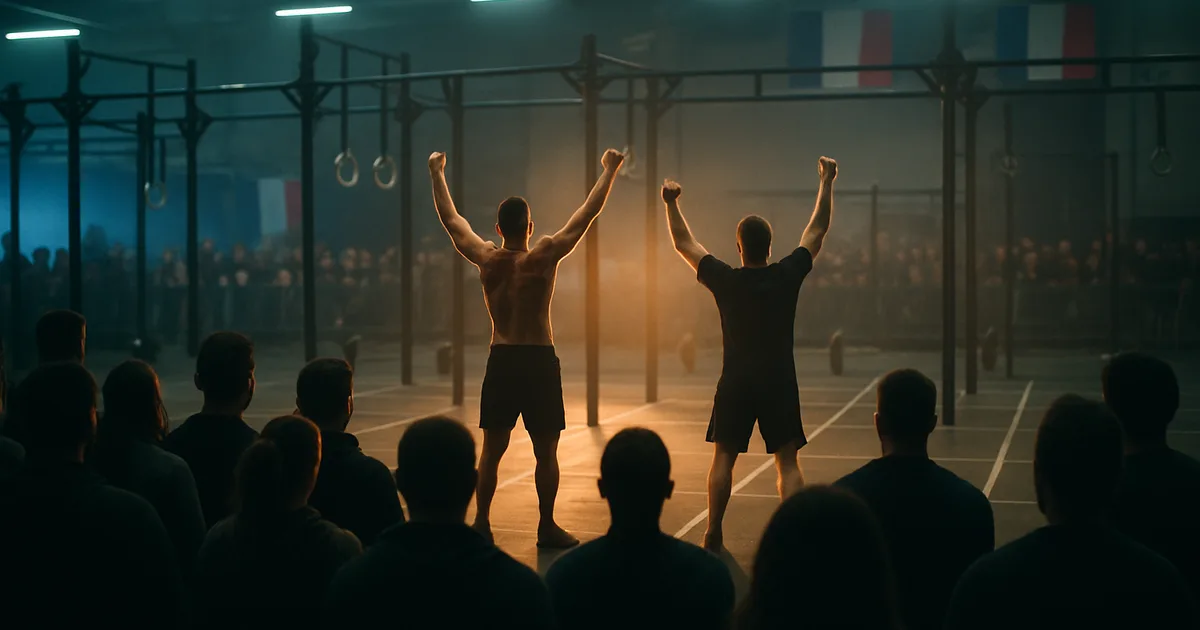 Ambiance de compétition Throwdown amateur crossfit FR
